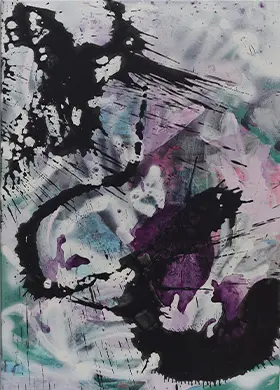 Abstract artwork: Crow