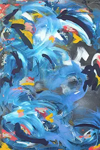 Abstract artwork: Fish Bowl